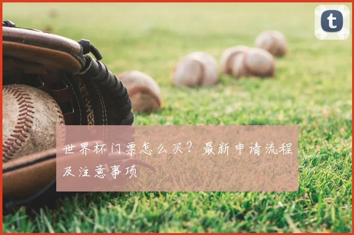 世界杯门票怎么买？最新申请流程及注意事项